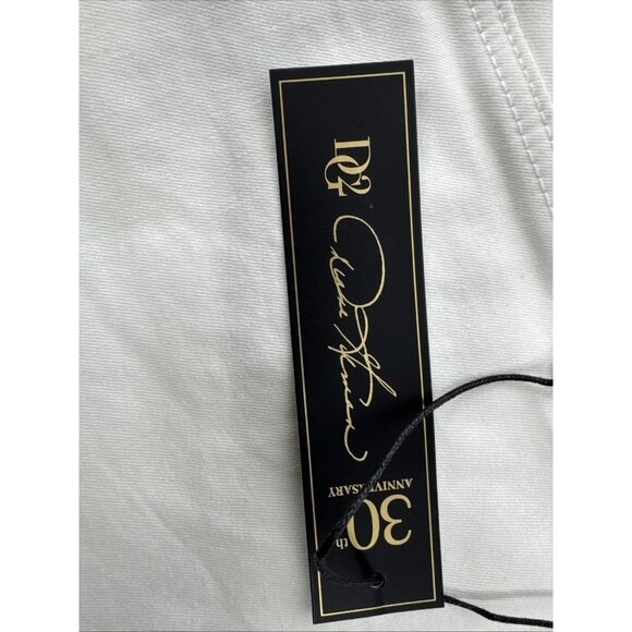 DG2 by Diane Gilman Compact Comfort Denim Bootcut Jeans Size 20WT Ivory NEW - Picture 5 of 9